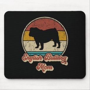 Bulldog-Mama Frauen Hunde Liebhaber Geschenk Bulld Mousepad
