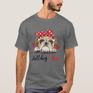 Bulldog Mama Funny Bulldog Liebhaber T-Shirt
