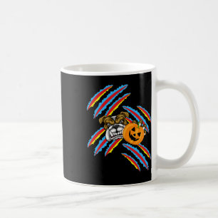 Bulldog Mama Halloween Pumpkin Kaffeetasse