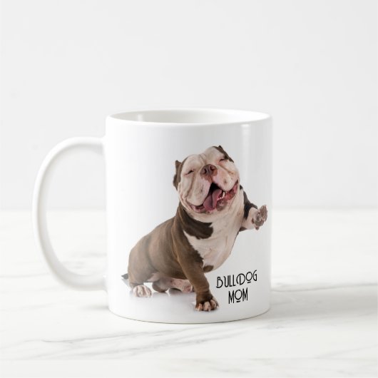 Bulldog-Mama Kaffeetasse (Links)