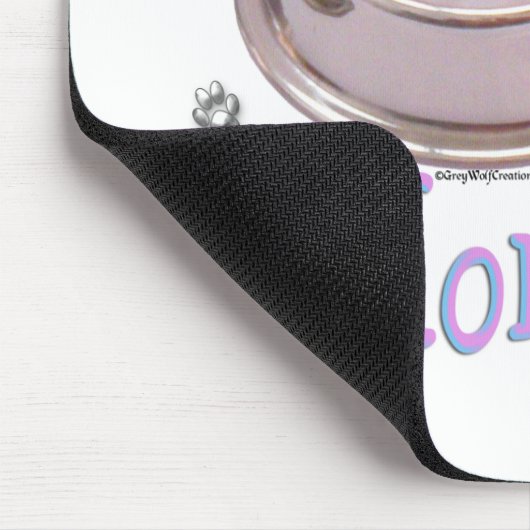 Bulldog-Mama Mousepad (Ecke)