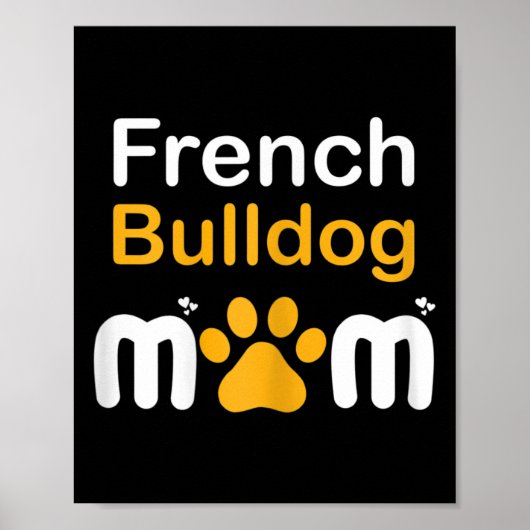 Bulldog-Mama Poster (Vorne)