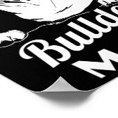 Bulldog Mama Poster (Ecke)