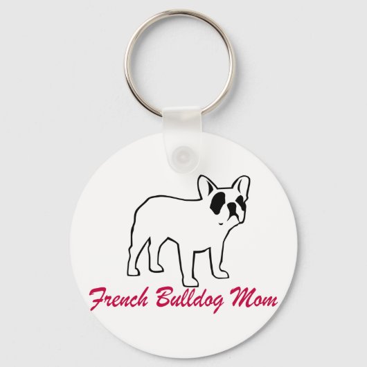 Bulldog-Mama Schlüsselanhänger (Vorderseite)