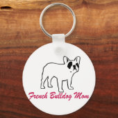Bulldog-Mama Schlüsselanhänger (Vorderseite)