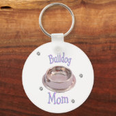 Bulldog Mama Schlüsselanhänger (Vorderseite)