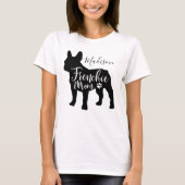 Bulldog-Mama-T - Shirt für Mädchen und Frauen (Vorderseite)