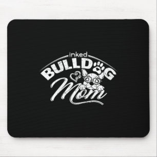 Bulldog Mama Tattoos Alte Englische Bulldog Mama T Mousepad