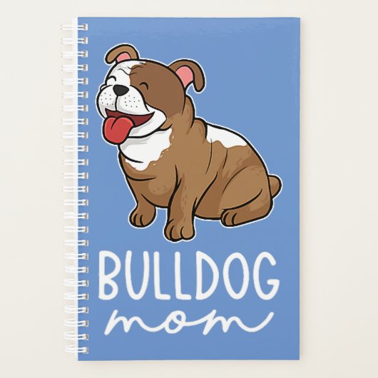 Bulldog Mama Women Bulldog Lover Planer (Vorderseite)