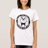 Bulldog Mascot Athlete Wir Ließ die Hunde aus der T-Shirt (Vorderseite)