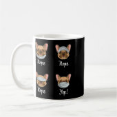 Bulldog-Maskenbulldogs Kaffeetasse (Links)