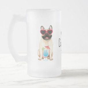 Bulldog Mattglas Bierglas