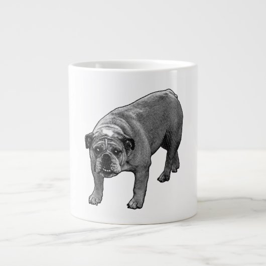 Bulldog Merry Dot Brew Jumbo-Tasse (Vorderseite)