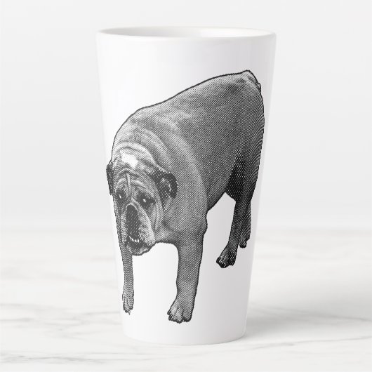 Bulldog Merry Dot Brew Milchtasse (Vorderseite)
