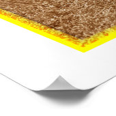 Bulldog mit Ball-Poster Poster (Ecke)