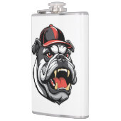 BULLDOG MIT BASEBALLKAPPE FLACHMANN (Links)