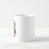 BULLDOG MIT BASEBALLKAPPE KAFFEETASSE (Mittel)
