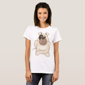 Bulldog mit Big Eyes T-Shirt (Vorne ganz)