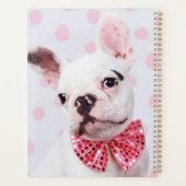 Bulldog mit Bow-Krawatte Planer (Rückseite)