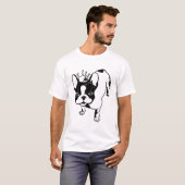 Bulldog mit Krone T-Shirt (Vorne ganz)