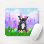 Bulldog mit Ostereiern Bunny Chicks Mousepad (Mit Mouse)