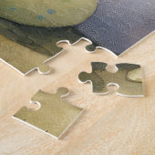 Bulldog mit Ostereiern Urlaub Puzzle (Seite)