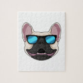 Bulldog mit Sonnenbrille Puzzle (Vertikal)