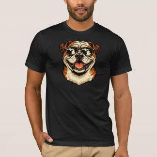 Bulldog mit Sonnenbrille T-Shirt