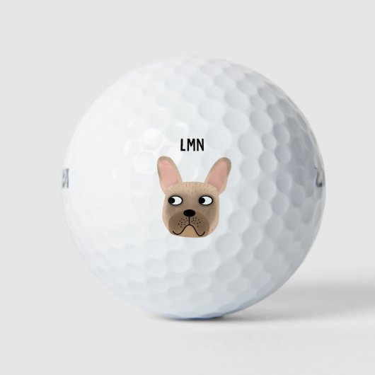 Bulldog Monogram Golfball (Vorderseite)