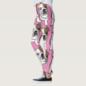 BULLDOG MOPS HUND YOGA PANS LEGGINGS (Links)