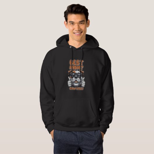 Bulldog Mother Pet - Hundebüt Beste Mama Hoodie (Vorne ganz)