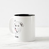 Bulldog mugs zweifarbige tasse (Vorderseite Links)
