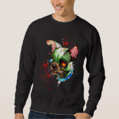 Bulldog-Mummy-Kostüm Sweatshirt (Vorderseite)