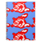 Bulldog-Muster Notizblock (Vorderseite)