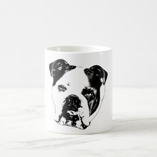 Bulldog Nah-up Holiday Tasse