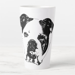 Bulldog Nah-up Holiday Tasse