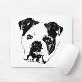 Bulldog Nah-up Holiday Tasse Mousepad (Mit Mouse)