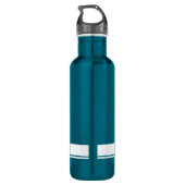 Bulldog| Name Frankie Edelstahlflasche (Rückseite)