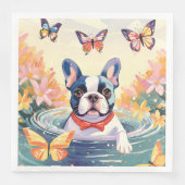 Bulldog Napkins Serviette (Vorderseite)