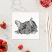 Bulldog Napkins Serviette (Beispiel)