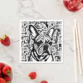Bulldog Napkins Serviette (Beispiel)