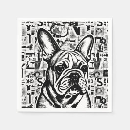 Bulldog Napkins Serviette
