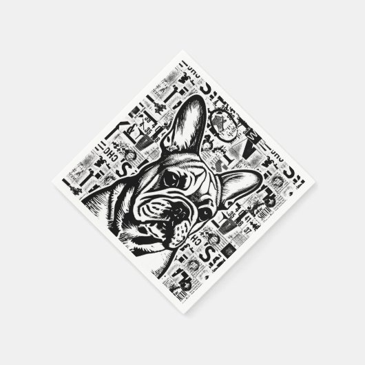 Bulldog Napkins Serviette (Ecke)