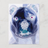 bulldog negative postkarte (Vorderseite)