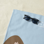 Bulldog | Niedlich Französisch Strandtuch (Beispiel)