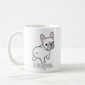 Bulldog, Nope.Funny Kaffeetasse (Links)