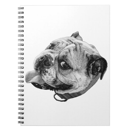 Bulldog Notizen Notizblock (Vorderseite)