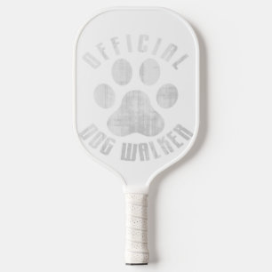 Bulldog Offical Dog Walker Cute Meme Bulldog Paw Pickleball Schläger