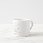 Bulldog Offical Dog Walker Niedlich Meme Bulldog P Espressotasse (Vorderseite Rechts)