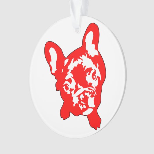 Bulldog Ornament (Vorderseite)